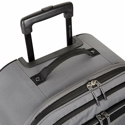 Columbia Carry-on Rolling Luggage, Boulder Black 5 Columbia Carry-on Rolling Luggage, Boulder Black - Image 3
