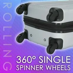 Travelers Club Chicago II Expandable Spinner Carry-On Luggage, Cobalt Blue, 20-Inch 18 Travelers Club Chicago II Expandable Spinner Carry-On Luggage, Cobalt Blue, 20-Inch -Luggage Sales Shop 51fjlSlle9L