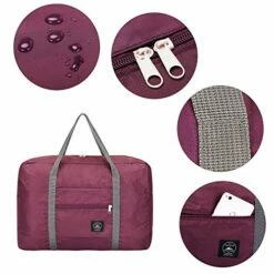 G4Free Lightweight Foldable Travel Duffel Bag Carry-on Luggage Airlines Trip Tote Bag Accessories -Luggage Sales Shop 51gVmYWwr8L