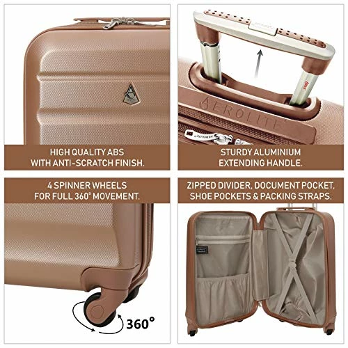 Large Capacity Maximum Allowance 22x14x9 Airline Approved By Delta United Southwest & More Carry On Luggage Bag | Rolling Travel Suitcase | Lightweight Small Hard Shell Trolley | 19.3x14x9in Body Size 9 Large Capacity Maximum Allowance 22x14x9 Airline Approved By Delta United Southwest & More Carry On Luggage Bag | Rolling Travel Suitcase | Lightweight Small Hard Shell Trolley | 19.3x14x9in Body Size - Image 7