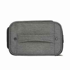Travelers Club Luggage 16" Top Expandable Rolling Underseater W/USB Port, Dark Gray Suitcase, -Luggage Sales Shop 51iDH8MqViL
