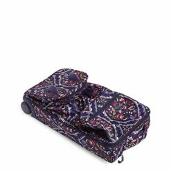 Vera Bradley Women's Duffle Luggage Lighten Up Foldable Duffel Rolling Suitcase, Foxwood Meadow, One Size -Luggage Sales Shop 51iF2jFa0xL