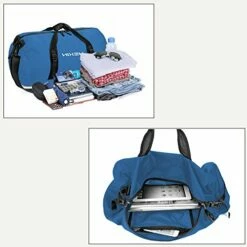 HEXIN Carry On Bag Travel Duffel Tote Unisex Weekender Bag Blue 15 HEXIN Carry On Bag Travel Duffel Tote Unisex Weekender Bag Blue -Luggage Sales Shop 51jPoG960zL