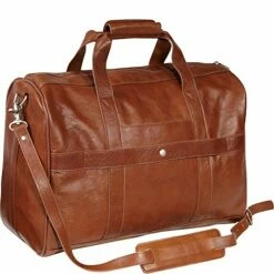 Amerileather 18" Leather Carry On Weekend Duffel,Brown,US -Luggage Sales Shop 51jqS6QhTBL