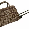 Jenni Chan Links Deluxe Carry-All Rolling Duffel, Brown, One Size 1 Jenni Chan Links Deluxe Carry-All Rolling Duffel, Brown, One Size -Luggage Sales Shop 51jtr8 Qp2L