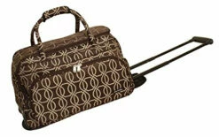 Jenni Chan Links Deluxe Carry-All Rolling Duffel, Brown, One Size -Luggage Sales Shop 51jtr8 Qp2L ce28ae47 23aa 449e 8ca8 ba7f51330217