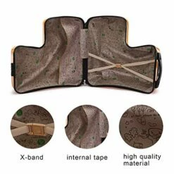 LYNICESHOP 20" Kids Suitcase Luggage Kids Ride On Suitcase Children Travel Suitcase With Sturdy Spinner Wheels, Good Idea For Kids School Suitcase Increase Travel Fun—Orange -Luggage Sales Shop 51kuWhEbzTL