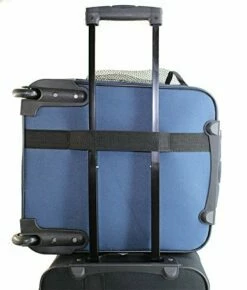 Boardinglbue Rolling Personal Item Under Seat Luggage 18" For American Frontier Spirit Southwest Airlines + Cover (Navy) -Luggage Sales Shop 51ljs1tq7cL