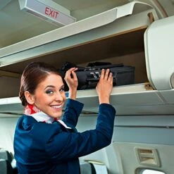 ZEGUR Suit Carry On Garment Bag For Travel & Business Trips With Shoulder Strap (Black) -Luggage Sales Shop 51odAGkEISL dcdc5772 dbe7 4b45 a1aa ffd90175bf34