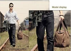 Berchirly Travel Canvas Handbag Tote Duffel Bag Carry On Bags Weekender Overnight Bag -Luggage Sales Shop 51oiH2 5CdL