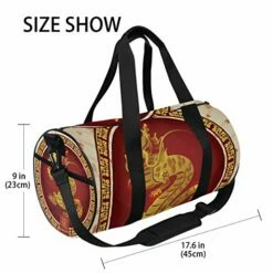 OuLian Duffel Bag Chinese Zodiac Symbols Women Garment Gym Tote Bag Best Sports Bag For Boys -Luggage Sales Shop 51pHo9B9KYL