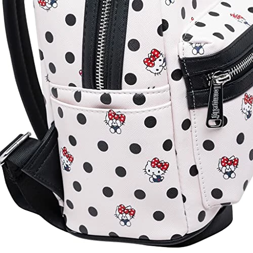 Loungefly Sanrio Hello Kitty Polka Dot Women's Double Strap Shoulder Bag Purse 7 Loungefly Sanrio Hello Kitty Polka Dot Women's Double Strap Shoulder Bag Purse - Image 6