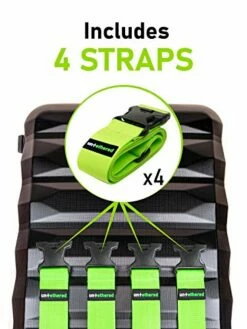 Untethered 4-Pack Luggage Straps | Belts To Keep Your Suitcase Secure While Traveling, Premium Accessory For Travel Bag Closure -Luggage Sales Shop 51tvE59OqvL