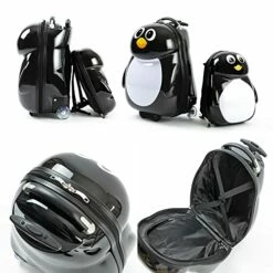 Kiddietotes Kids Carry-on Upright Luggage Suitcase And Backpack Set - Smooth Rolling Wheels - Penguin 14 Kiddietotes Kids Carry-on Upright Luggage Suitcase And Backpack Set - Smooth Rolling Wheels - Penguin -Luggage Sales Shop 51w GDGC4kL