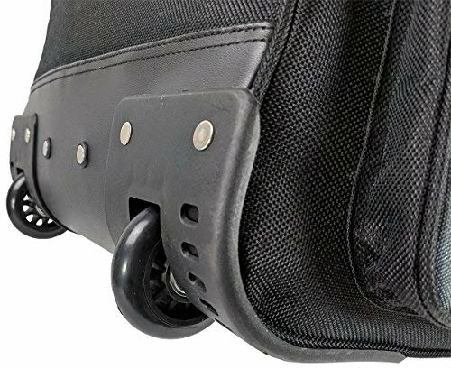 Amaro 36in Rolling Duffel Bag With Wheels | Travel Duffle Luggage Bag | Lightweight Rolling Bag L | Retractable Pull Handle (Black) 12 Amaro 36in Rolling Duffel Bag With Wheels | Travel Duffle Luggage Bag | Lightweight Rolling Bag L | Retractable Pull Handle (Black) - Image 10