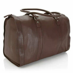 HADAKI Genuine Leather Duffel Carry On Hand Bag Cognac Brown -Luggage Sales Shop 51xrcwXKBGL