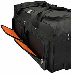 Amaro 36in Rolling Duffel Bag With Wheels | Travel Duffle Luggage Bag | Lightweight Rolling Bag L | Retractable Pull Handle (Black) 17 Amaro 36in Rolling Duffel Bag With Wheels | Travel Duffle Luggage Bag | Lightweight Rolling Bag L | Retractable Pull Handle (Black) -Luggage Sales Shop 51xxppCJHmL
