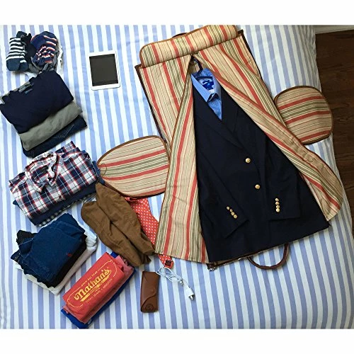 Venezia Garment Duffle Travel Bag Suitcase In Brown Full Grain Leather 4 Venezia Garment Duffle Travel Bag Suitcase In Brown Full Grain Leather - Image 2