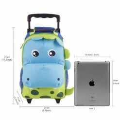 Yodo Zoo 3-Way Toddler Backpack With Wheels Or Little Kids Rolling Luggage, With Front Pouch And Side Bottle Holders, For Toddler Boys And Girls, Dinosaur -Luggage Sales Shop 61B8hwbklVL