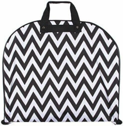 Ever Moda Chevron Hanging Garment Bag