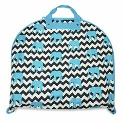 Ever Moda Elephant Chevron Hanging Garment Bag