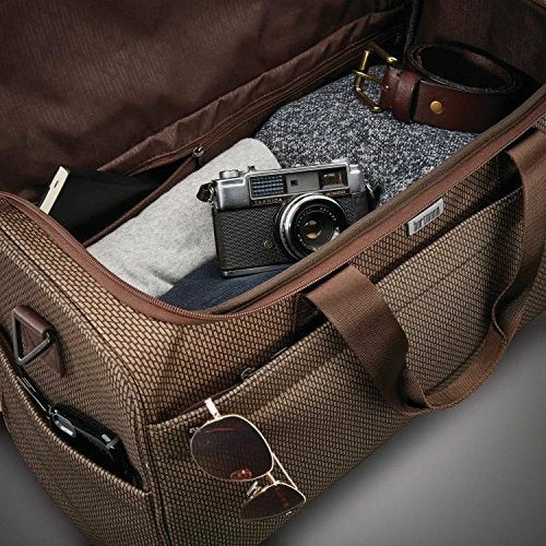 Hartmann Century Travel Duffel Carry-On Luggage, Mocha Monogram 6 Hartmann Century Travel Duffel Carry-On Luggage, Mocha Monogram - Image 4