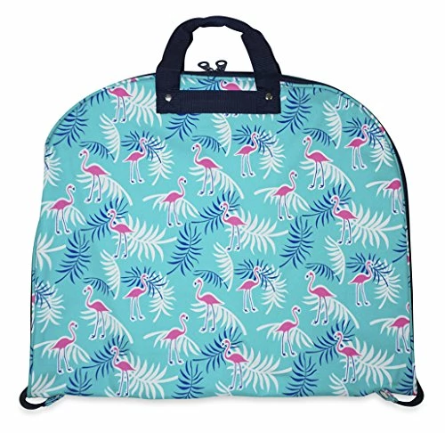 Ever Moda Tropical Flamingo Hanging Garment Bag 3 Ever Moda Tropical Flamingo Hanging Garment Bag