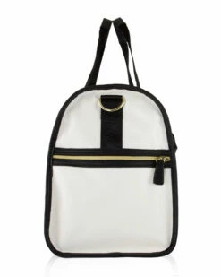 Betsey Johnson Chevron Carry On Weekender Travel Duffel Bag - Black White -Luggage Sales Shop 61fqevbP2DL