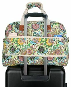 Malirona Canvas Overnight Bag Women Weekender Bag Carry On Travel Duffel Bag Floral Design (Flower) 18 Malirona Canvas Overnight Bag Women Weekender Bag Carry On Travel Duffel Bag Floral Design (Flower) -Luggage Sales Shop 61pJSqgg 2BML