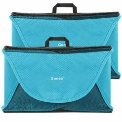 Gonex Packing Folder,18" Travel Garment Bag For Shirt 2pcs Blue