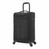 SWISSGEAR Getaway Expandable Carry-On USB Spinner With Garment Bag | Built-in Powerbank-Ready USB Port | Charge-Capable Smart Luggage - Men's And Women's - Black -Luggage Sales Shop 719W67HC0XL
