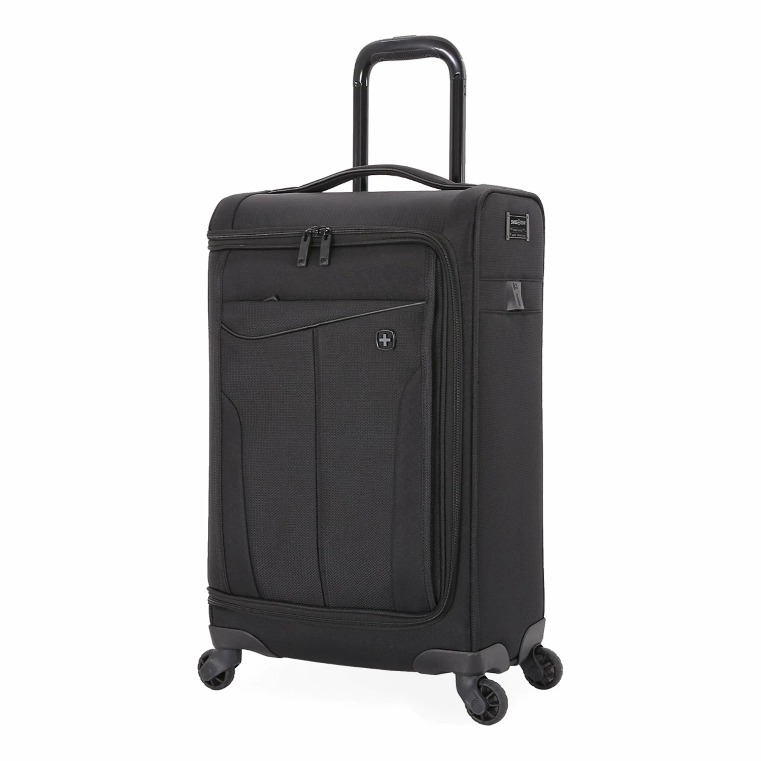 SWISSGEAR Getaway Expandable Carry-On USB Spinner With Garment Bag | Built-in Powerbank-Ready USB Port | Charge-Capable Smart Luggage - Men's And Women's - Black 3 SWISSGEAR Getaway Expandable Carry-On USB Spinner With Garment Bag | Built-in Powerbank-Ready USB Port | Charge-Capable Smart Luggage - Men's And Women's - Black