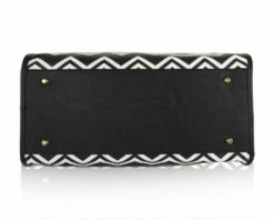 Betsey Johnson Chevron Carry On Weekender Travel Duffel Bag - Black White -Luggage Sales Shop 71e JX8bisL