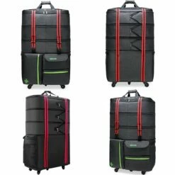 Extra Large Expandable Lightweight Luggage Rolling Duffel Bag (XXL) With Wheels Travelling Foldable Suitcase -Luggage Sales Shop 71eQ7N1cYQL