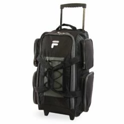 Fila 22" Lightweight Carry On Rolling Duffel Bag, Black, One Size -Luggage Sales Shop 71h48IuZ22L