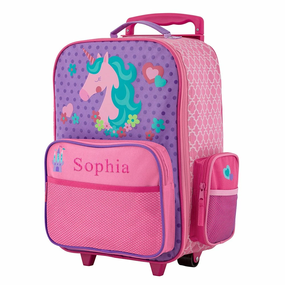 GiftsForYouNow 2-Wheel Personalized Unicorn Rolling Luggage Bag, 14.5" X 18" 3 GiftsForYouNow 2-Wheel Personalized Unicorn Rolling Luggage Bag, 14.5" X 18"