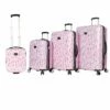 Betsey Johnson 4 Pieces Luggage Set - ABS+PC Hardside Lightweight Durable Rolling Suitcase With Spinner Wheels - Set Includes; 15", 20", 26", 30" 1 Betsey Johnson 4 Pieces Luggage Set - ABS+PC Hardside Lightweight Durable Rolling Suitcase With Spinner Wheels - Set Includes; 15", 20", 26", 30" -Luggage Sales Shop 81767 2BSA8YL