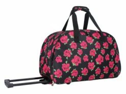 Betsey Johnson Luggage Designer Pattern Suitcase Wheeled Duffel Carry On Bag (Paris Love) (One Size, Covered Roses) -Luggage Sales Shop 81I4dp 2BQs4L fefc0919 05a8 4b8d ae00 594907a5236c