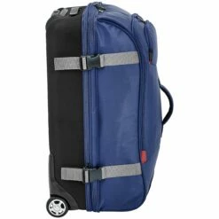 AmazonBasics Rolling Travel Duffel Bag Luggage With Wheels, Medium, Blue -Luggage Sales Shop 91M6O0mkioL