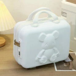 Cartoon Bear Mini Portable Carrying Suitcase Waterproof 14 Inch Gift -Luggage Sales Shop Cartoon Bear Mini Portable Carrying Suitcase Waterproof 14 Inch Gift Cosmetic Box Small Boarding Case Travel.jpg 640x640 63275743 aadb 46cd 8b1b 9d0227c016ba