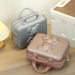 Cartoon Bear Mini Portable Carrying Suitcase Waterproof 14 Inch Gift -Luggage Sales Shop Cartoon Bear Mini Portable Carrying Suitcase Waterproof 14 Inch Gift Cosmetic Box Small Boarding Case Travel 137769c0 4de9 49d3 8539 54fac5a41fa3