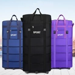 Luggage Bag With Wheels Expandable Folding Oxford Trolley Suitcase -Luggage Sales Shop Luggage Bag With Wheels Expandable Folding Oxford Trolley Suitcase Unisex Carrier Bag Weekend Trip Airplane Luggage a673910e fffe 4114 a8b5 f313dde24696