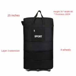 Luggage Bag With Wheels Expandable Folding Oxford Trolley Suitcase -Luggage Sales Shop Luggage Bag With Wheels Expandable Folding Oxford Trolley Suitcase Unisex Carrier Bag Weekend Trip Airplane Luggage cb848b79 06cf 4397 8c79 27ab75dffa8d