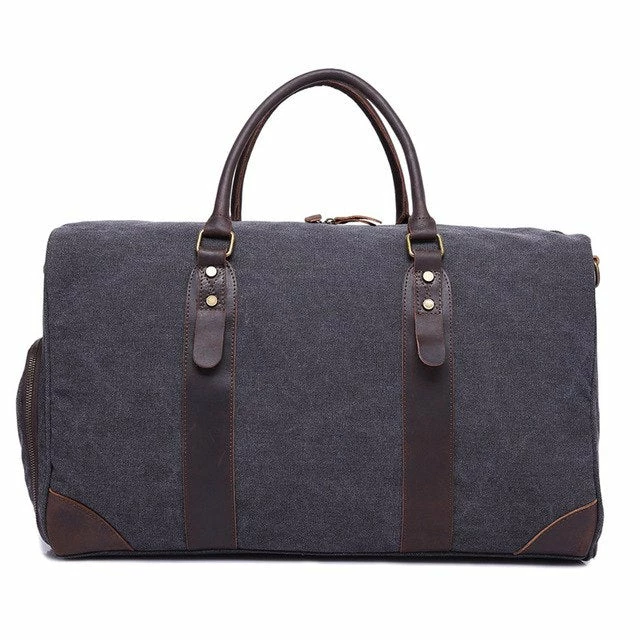 2018 Fashion Canvas Men'S Travel Bag Carry On Luggage Bags Vintage Handbag Crossbody Men Duffel 5 2018 Fashion Canvas Men'S Travel Bag Carry On Luggage Bags Vintage Handbag Crossbody Men Duffel - Image 3