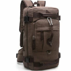 Luodun 2018 New Arrival Anvas Leather Men Travel Bags Carry On Luggage Bags Men Duffel Bags -Luggage Sales Shop product image 756863928