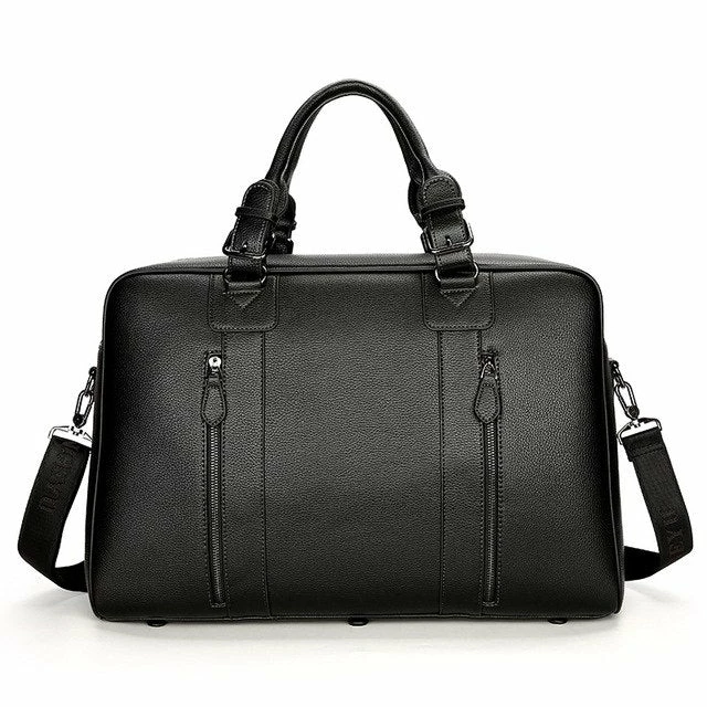 2019 New Fashion Pu Leather Men'S Travel Bag Luggage & Travel Bag Men Carry On Leather Duffel Bag 5 2019 New Fashion Pu Leather Men'S Travel Bag Luggage & Travel Bag Men Carry On Leather Duffel Bag - Image 3
